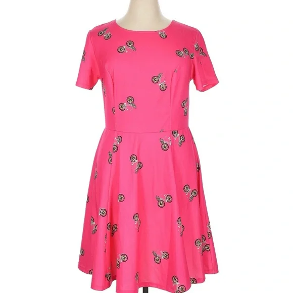 open lace back dress Unique Vintage Pink & White Gingham Bobbie Swing Dress